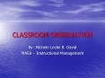 CLASSROOM OBSERVATION PowerPoint PPT Presentation