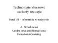 Technologie kluczowe  warianty rozwoju PowerPoint PPT Presentation