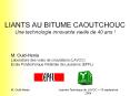 LIANTS AU BITUME CAOUTCHOUC Une technologie innovante vieille de 40 ans ! PowerPoint PPT Presentation