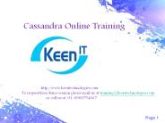 cassandra online training