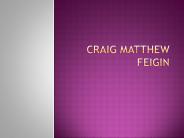 Craig Matthew Feigin-Business Development Expert