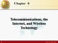 Telecommunications, the Internet, and Wireless Technology PowerPoint PPT Presentation