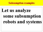 Subsumption examples