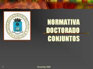 NORMATIVA DOCTORADO CONJUNTOS