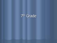 7th Grade