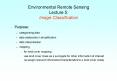 Environmental Remote Sensing Lecture 5: Image Classification PowerPoint PPT Presentation