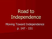 Road to Independence