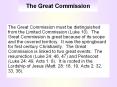 The Great Commission PowerPoint PPT Presentation