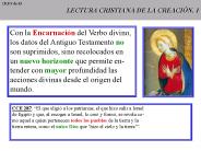 LECTURA CRISTIANA DE LA CREACI
