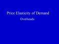 Price Elasticity of Demand PowerPoint PPT Presentation