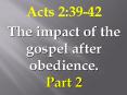 Acts 2:39-42 PowerPoint PPT Presentation