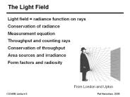 The Light Field