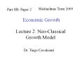 Neoclassical Growth Model PowerPoint PPT Presentation