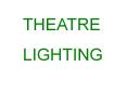 THEATRE PowerPoint PPT Presentation