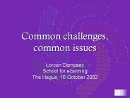 Common challenges, common issues
