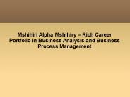 Mshihiri Alpha Mshihiry