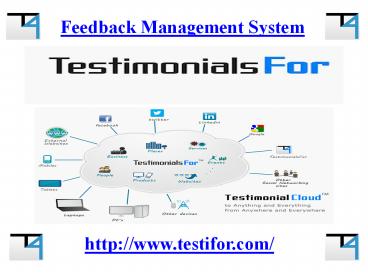 Feedback Management System - TestimonialsFor