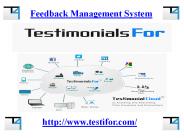 Feedback Management System - TestimonialsFor