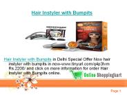 Hair Instyler with Bumpits