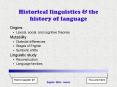 Historical linguistics PowerPoint PPT Presentation
