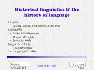 Historical linguistics