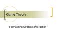 Game Theory PowerPoint PPT Presentation