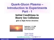 Quark-Gluon Plasma 