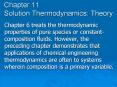 Chapter 11 Solution Thermodynamics: Theory PowerPoint PPT Presentation