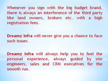 India Dreamz Infra -Real estate Company in India