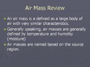 Air Mass Review