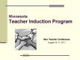 Minnesota Teacher Induction Program PowerPoint PPT Presentation