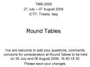 Round Tables