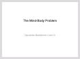 The Mind-Body Problem PowerPoint PPT Presentation