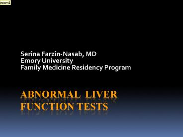 Abnormal Liver Function Tests