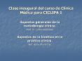 Clase inaugural del curso de Cl PowerPoint PPT Presentation
