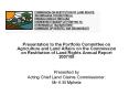 Presentation to the Portfolio Committee on Agriculture and Land Affairs on the Commission on Restitution of Land Rights Annual Report 2007/08 PowerPoint PPT Presentation