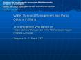 Water Demand Management and Policy Options in Malta Third Regional Workshop on  PowerPoint PPT Presentation