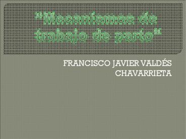 FRANCISCO JAVIER VALD