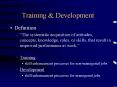 Training PowerPoint PPT Presentation