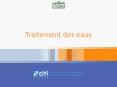 Traitement des eaux PowerPoint PPT Presentation