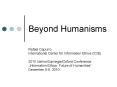 Beyond Humanisms PowerPoint PPT Presentation