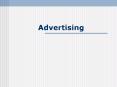 Advertising PowerPoint PPT Presentation