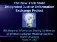The New York State Integrated Justice Information Exchange Project    BJA Regional Information Sharing Conference: Information Exchange Modeling/Business Process Mapping March 27, 2007 PowerPoint PPT Presentation