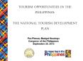 TOURISM OPPORTUNITIES IN THE PHILIPPINES: PowerPoint PPT Presentation
