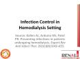 Infection Control in Hemodialysis Setting PowerPoint PPT Presentation