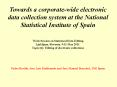 Towards a corporate-wide electronic data collection system at the National Statistical Institute of Spain PowerPoint PPT Presentation