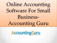 Online Accounting Software For Small Business