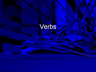 Verbs