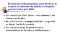 Elementos indispensables para facilitar el acceso al mercado de bienes y servicios garantizados por SGPs PowerPoint PPT Presentation
