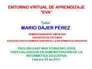 ENTORNO VIRTUAL DE APRENDIZAJE 